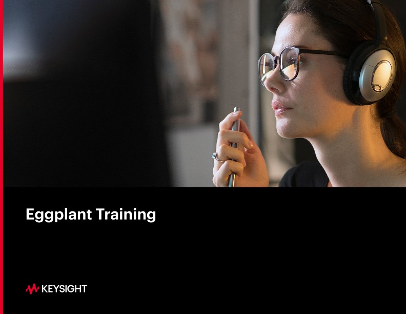 Eggplant Training PDF Asset Page Keysight